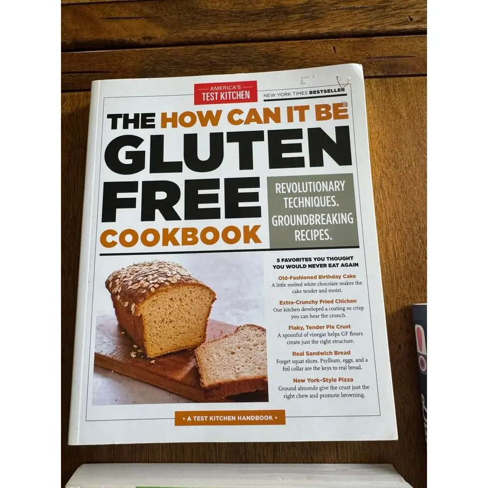 Cookbook Lot of 3 Gluten Free Baking Nutritional Health Recipes Bundle - Picture 2 of 7